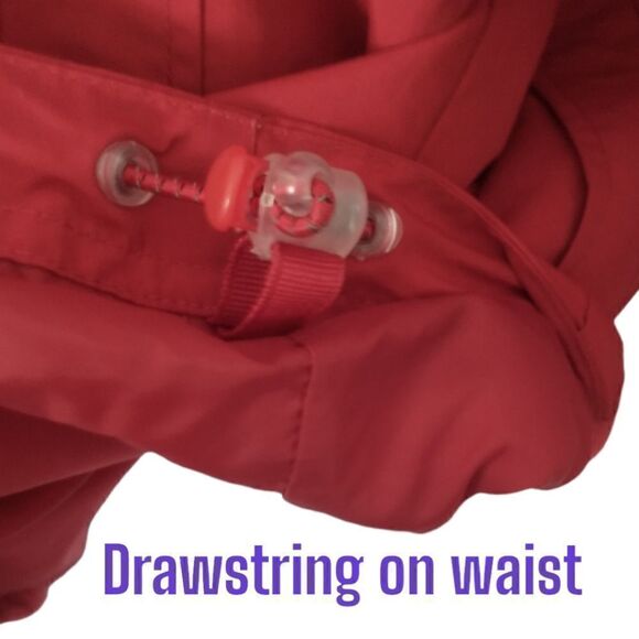 LL Bean Mens Jacket L Vintage 90s Parka Coat Red Outdoor All Conditions No Liner - Picture 12 of 16